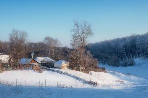 Рождественское утро, мороз