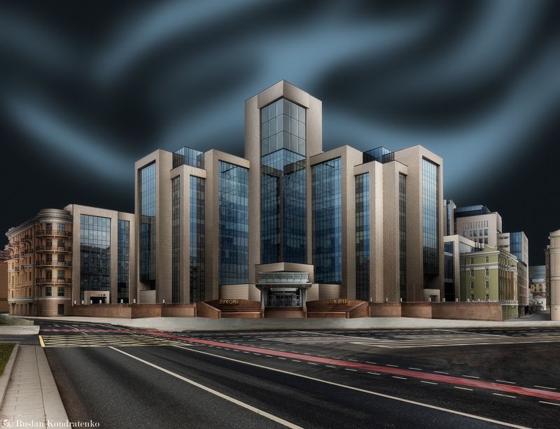 лукойл, москва, fine art, fineart, файн арт, fine art architecture Штаб-квартира ОАО «Лукойл» фото превью