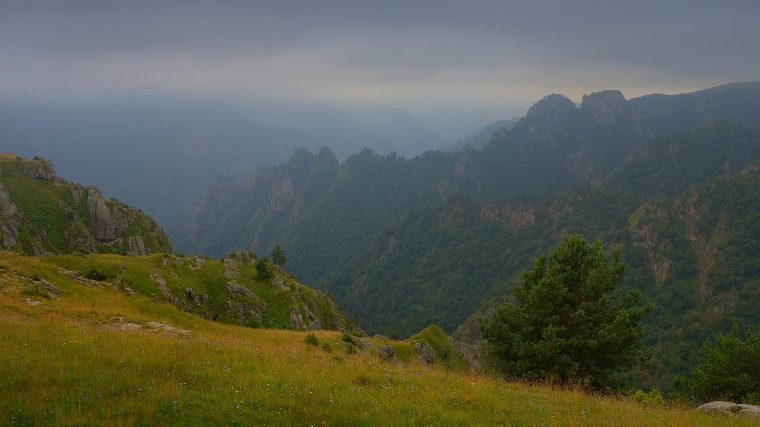 горы осень кавказ рассвет, Александр Жарников