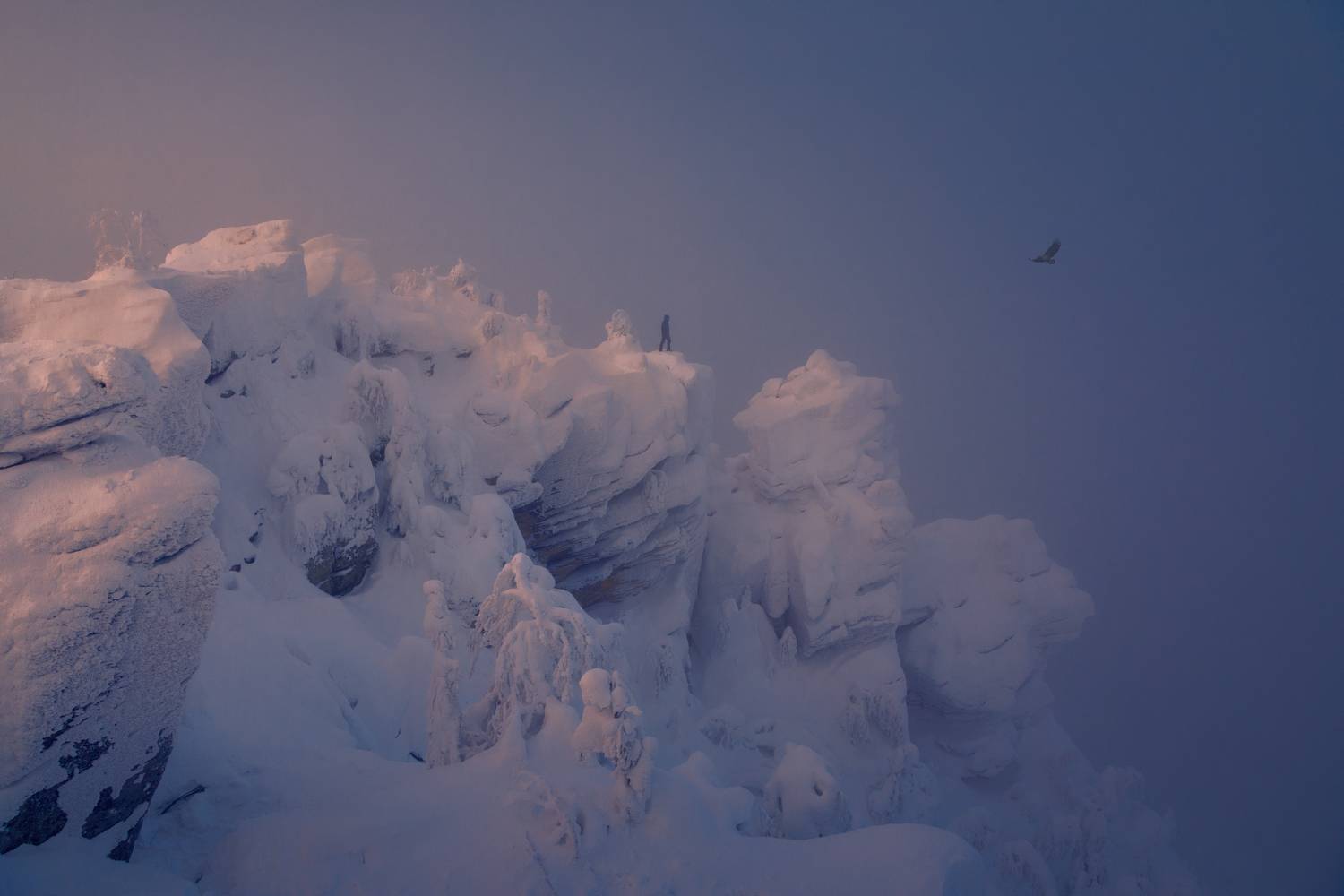 пермский край урал уральские горы гора полюд зима мороз, Шишкин Дмитрий