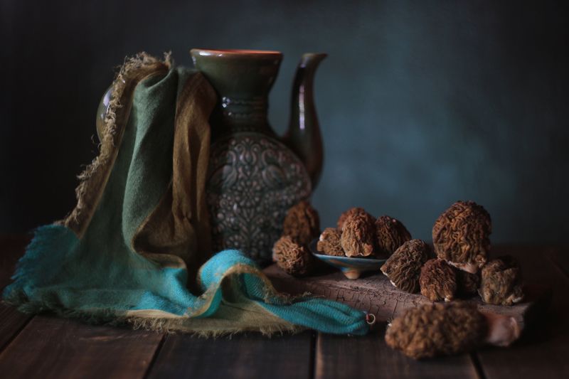 сморчки, строчки, грибы, весна, stilllife, mushrooms, springs, canon Весенние грибы фото превью