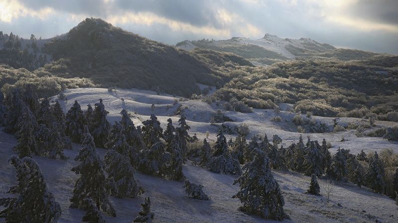 крым, пейзаж, зима, горы, ай-петри, Крымские зарисовки. фото превью