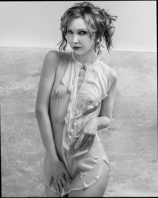 портрет, женский портрет, женская красота, девушка, чб, чернобелое, гламур, модель, model, glamur, portrait, bw, black and white Оксана фото превью