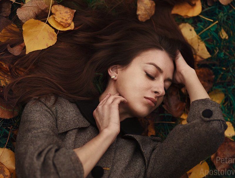 autumn есен portrait портрет beauty Топло върху студено фото превью