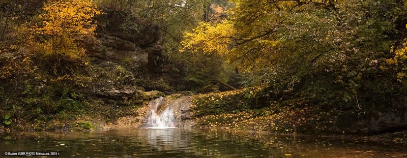 Zubrphoto, Адыгея, Горы, Кавказ, Лес, Мишоко, Осень, Панорама, Ручей Мишоко 2 фото превью
