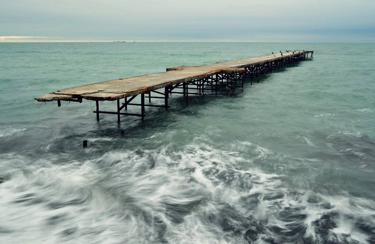 pier, seascape, sea, Мартин Костадинов
