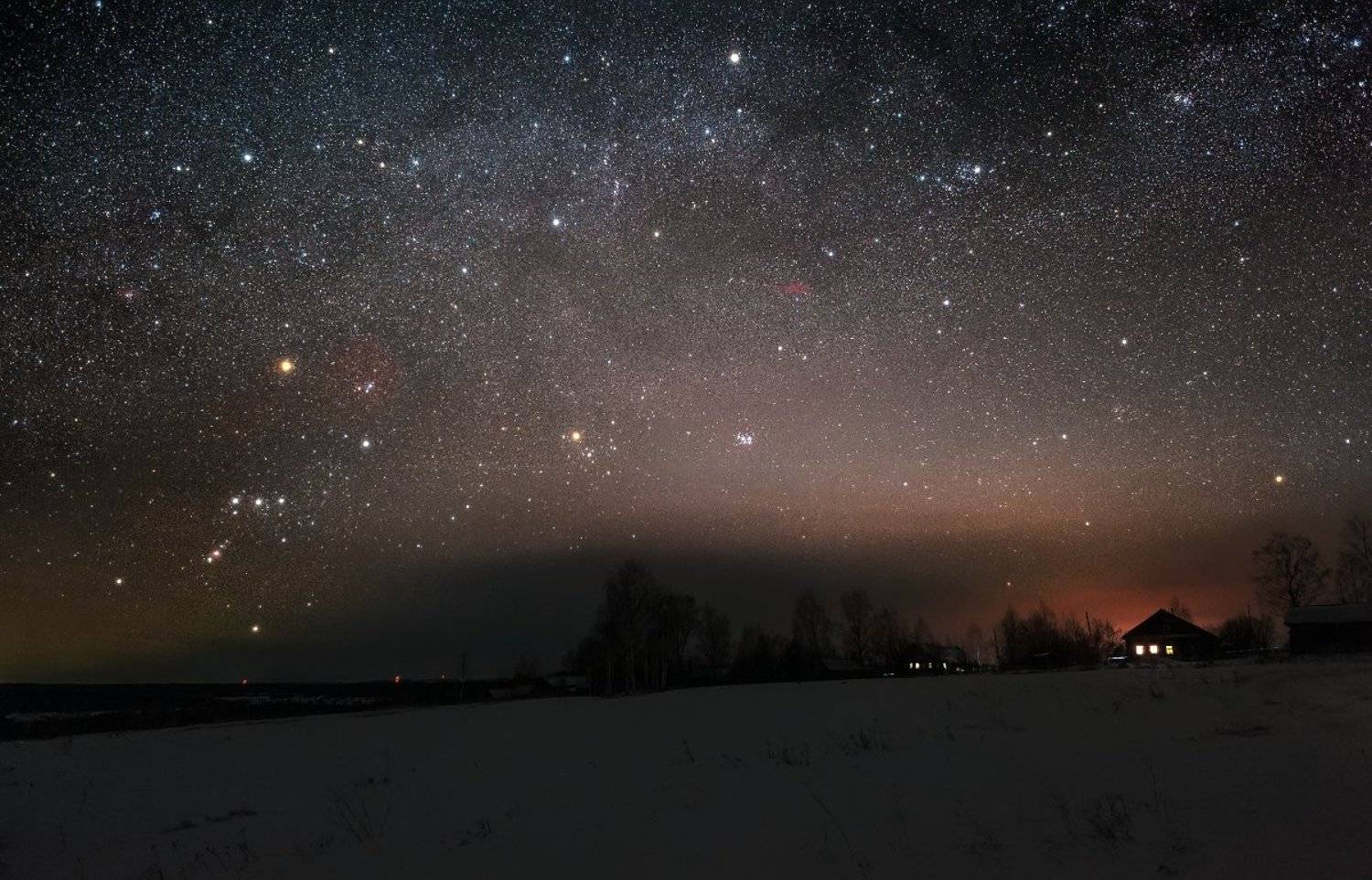 Млечный путь, орион, альдебаран, плеяды, туманности, Борис Богданов