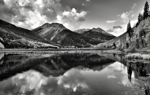 Morning landscape in Lake