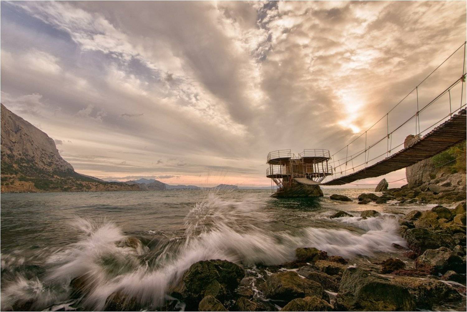 крым, новый свет, море, небо, облака, рассвет, утро,октябрь, Ольга Максимова