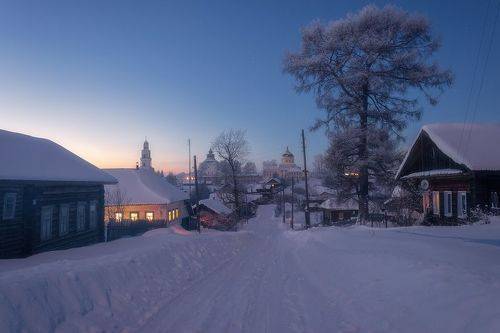 Тишина зимних сумерек