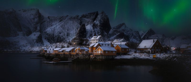 Lofoten, Norway, Aurora, Northern Lights Winter in Lofoten фото превью