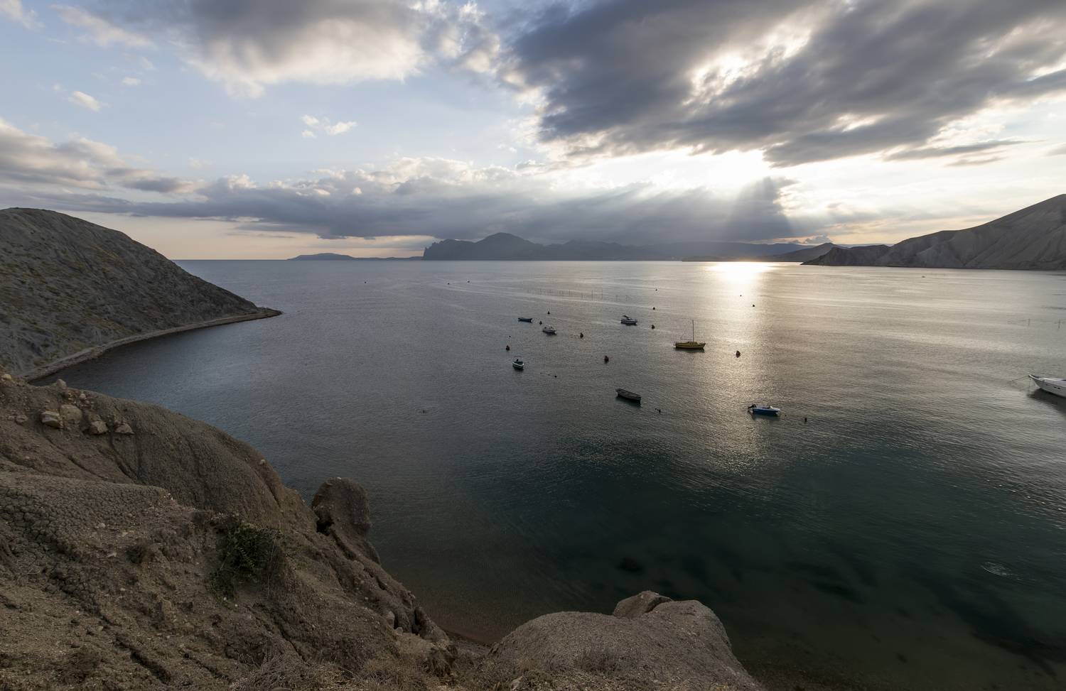 крым, лето, киммерия, вечер, закат, море, черное, Феденкова Татьяна