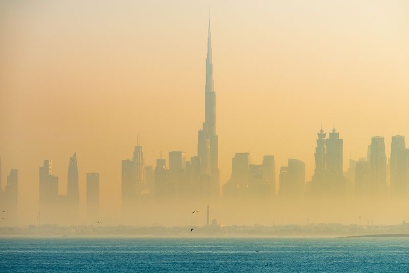 dubai Утренняя дымка в Дубае фото превью
