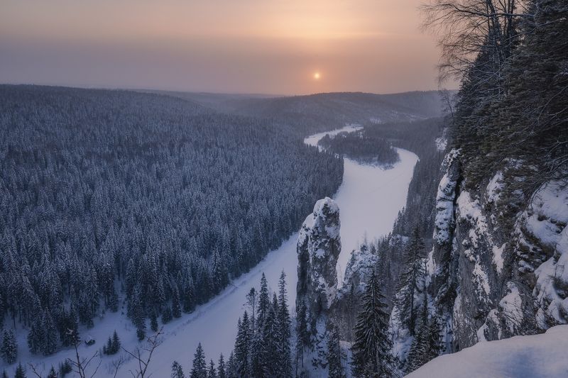 природа пейзаж усьва пермский Усьвинские столбы. Пермский край. фото превью