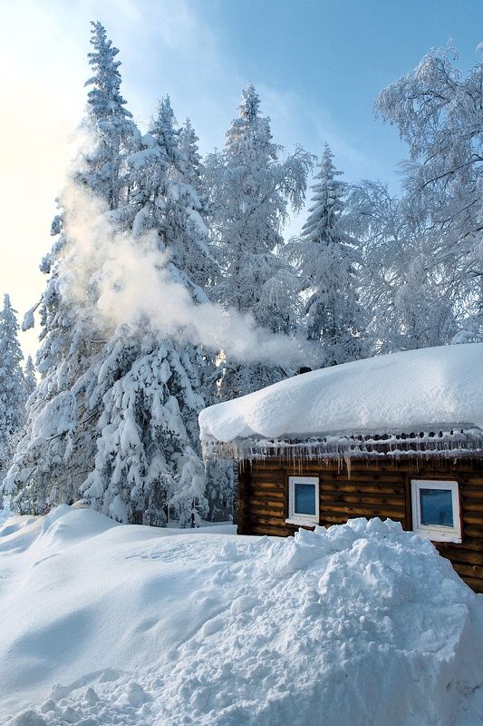 зима, снег, таганай, урал, южный урал, горы, лес, мороз Уральская зима фото превью