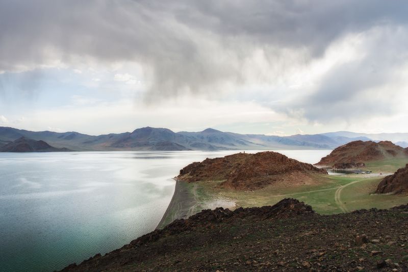 озеро, толбо-нуур, монголия, вирга Вирга фото превью