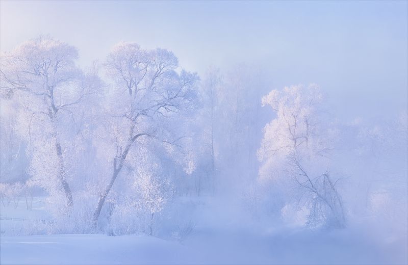 истра, утро, мороз Зимние нежности фото превью