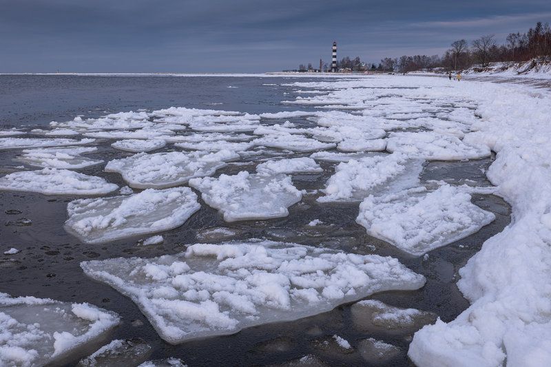 Январское море фото превью