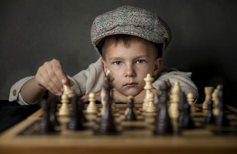 chess, boy, hat Chess фото превью