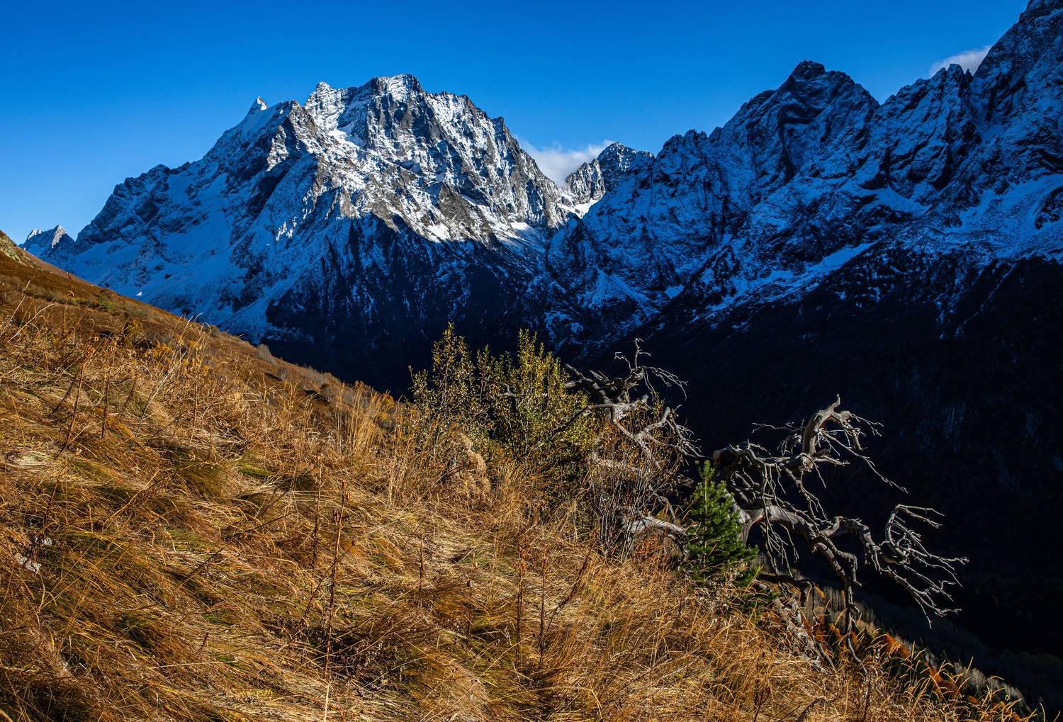 Домбай, Горы, Осень, Сергей Петров
