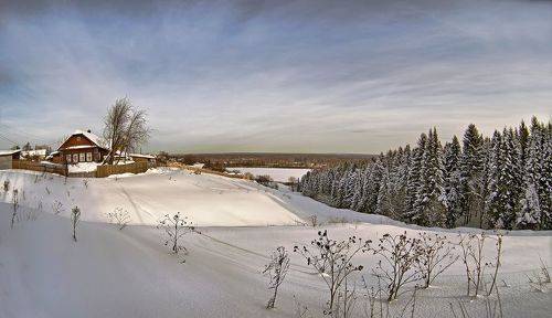 Деревенский пейзаж