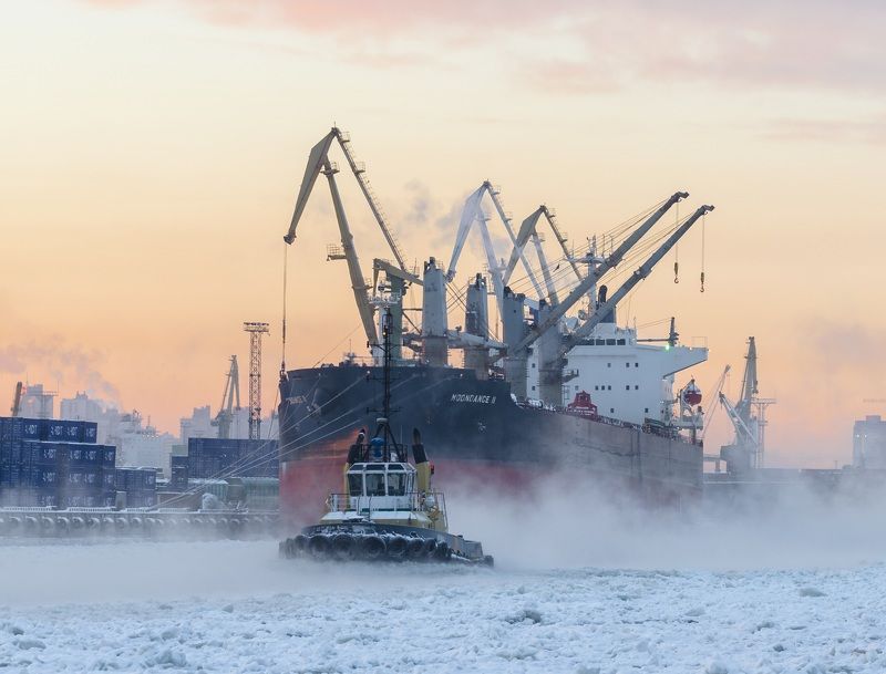 санкт-петербург, питер, петербург, зима, winter, канонерский остров, канонерка Зимний Петербург фото превью