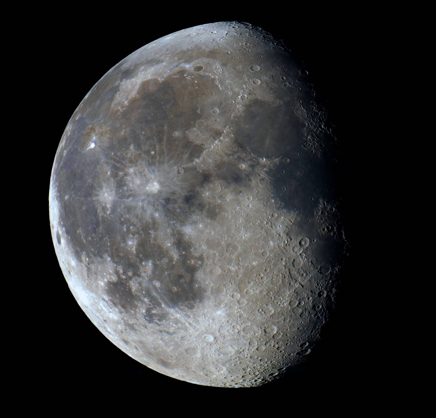 луна, астрофото, астрономия, кратеры, телескоп, Влад Рябинин