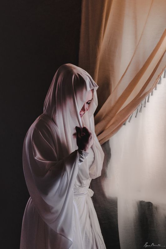 woman, lady, portrait, oriental, morocco, merzouga By the Window фото превью