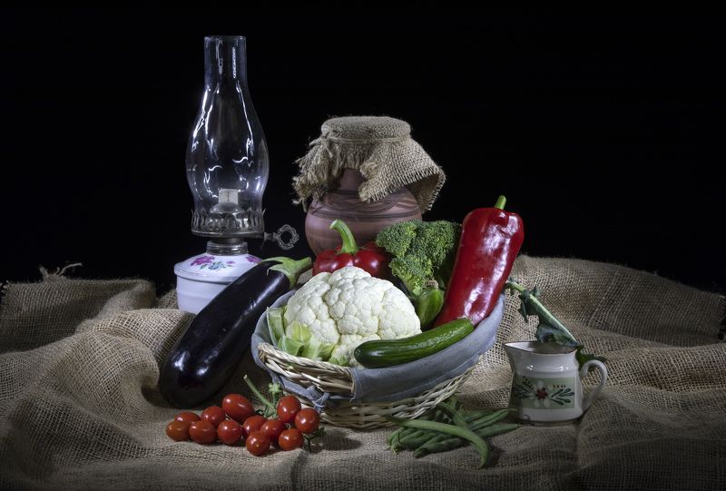 световая кисть С овощами фото превью