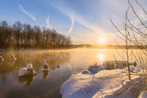 У теплой воды