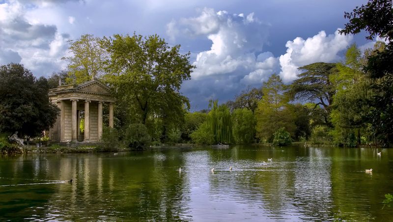 Рим. Вилла Боргезе. Апрель. фото превью