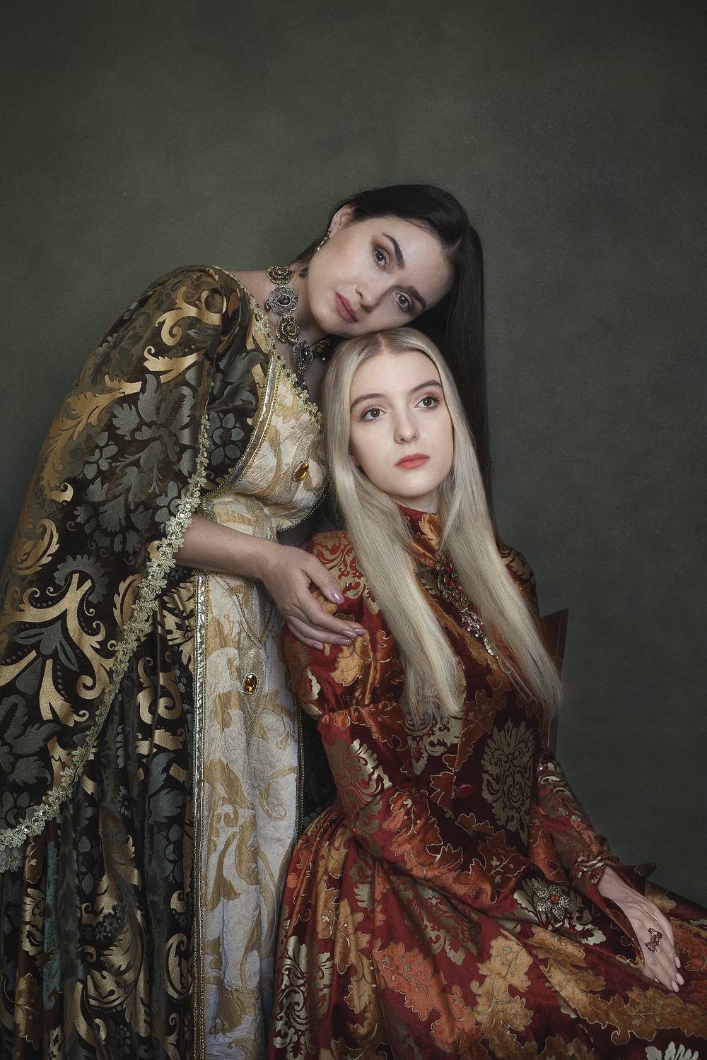 портрет , жанр, лица, печать, цвет, мама , дочь, любовь, живопись,, Ведмеденко Оксана