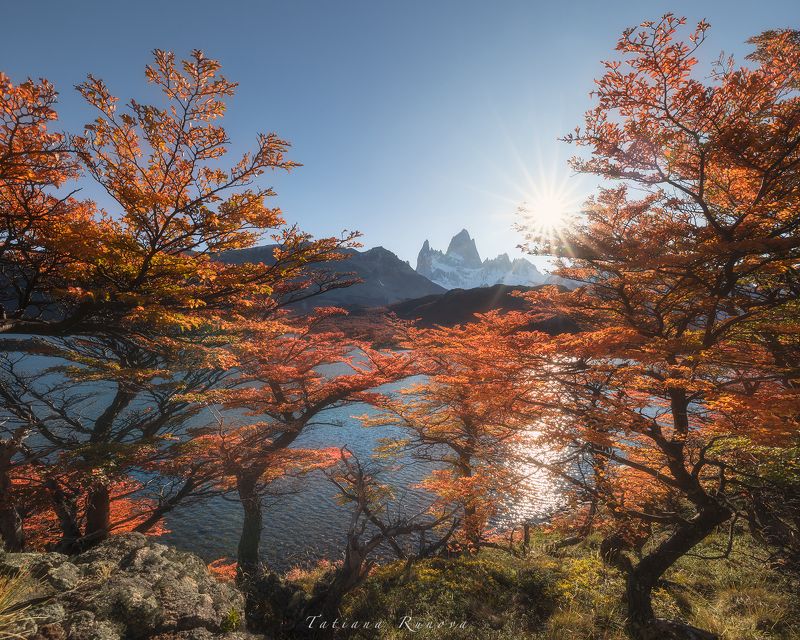 Яркая осень Патагонии фото превью