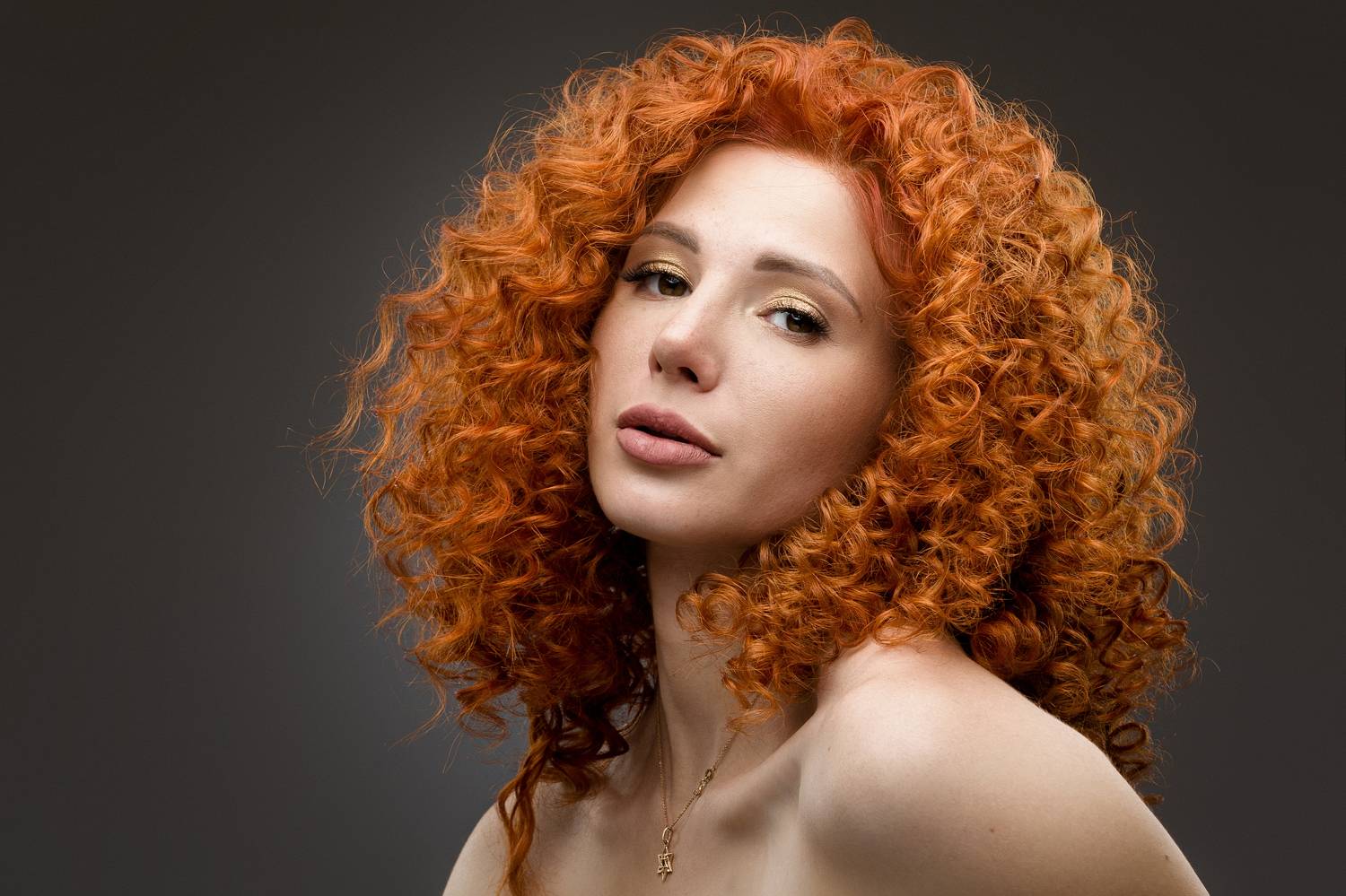 девушка, портрет, рыжая, Евгений Дёгтев