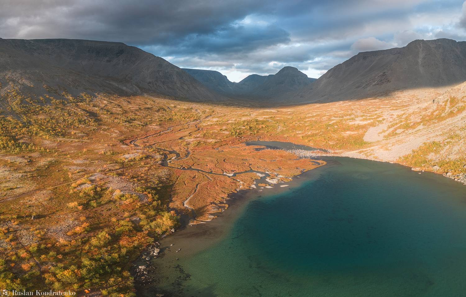 хибины, осень, кольский полуостров, горы, кольский, тахтаръявр, озеро, малая белая, Кондратенко Руслан