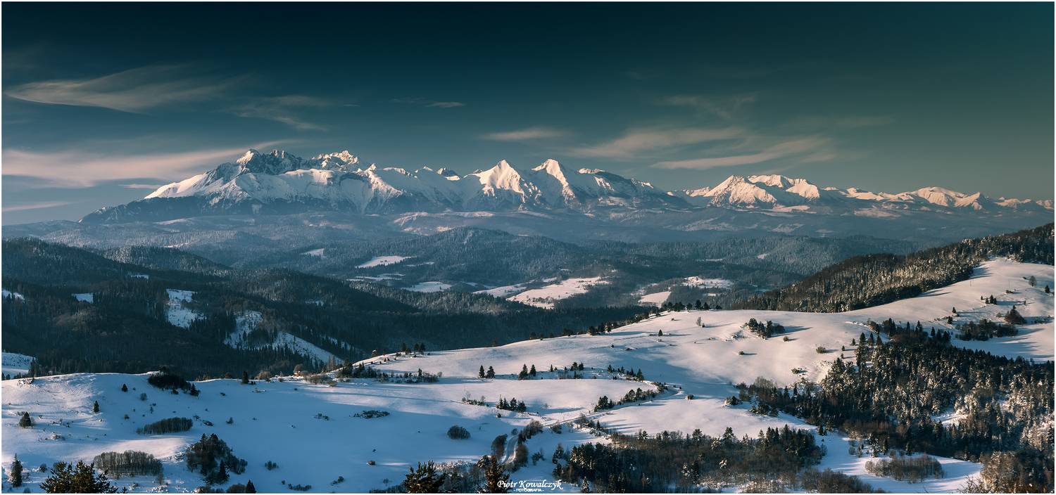 słowacja, tatry, g&oacute;ry, zima, panorama, Kowalczyk Piotr