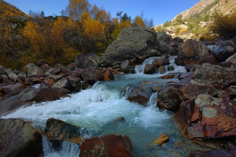 Осеннее утро в Узунколе фото превью