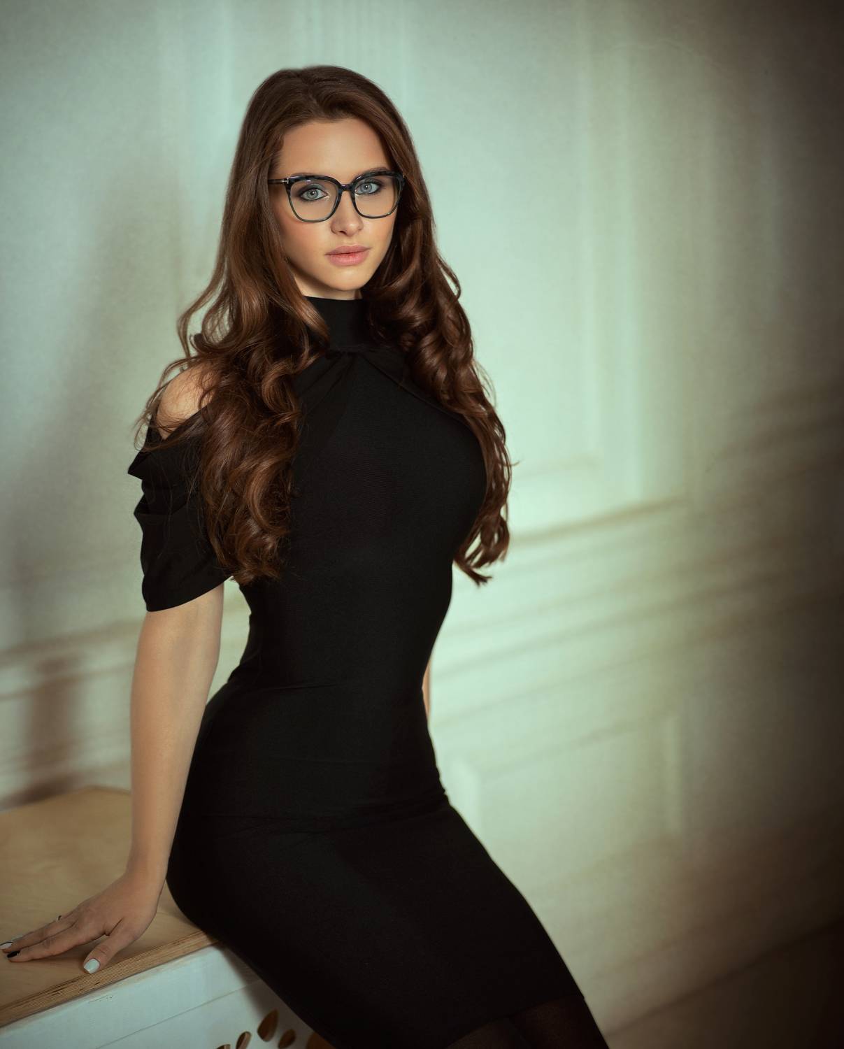 girl, model,hot, studio, portrait, black, light, young, Максимов Станислав