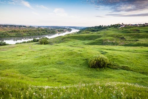 Утро на холмах в окрестностях Алексина