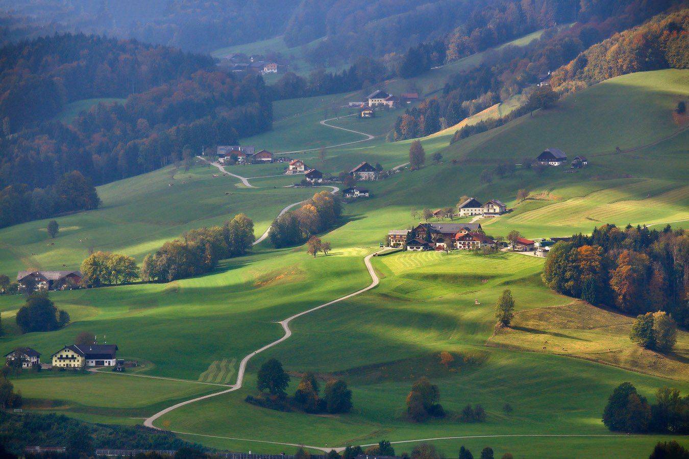 Австрия, Горы, Европа, Октябрь, Осень, Вейзе Максим