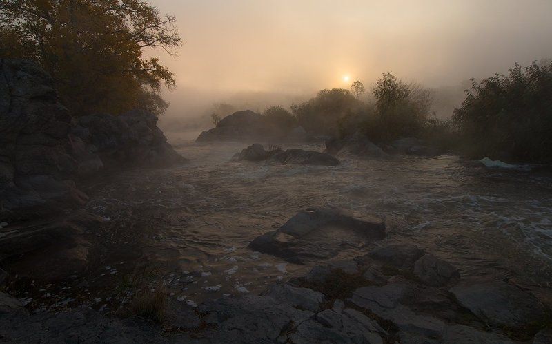 Река. Восход. Утро. Пороги. Этот загадочный Gipanis. фото превью