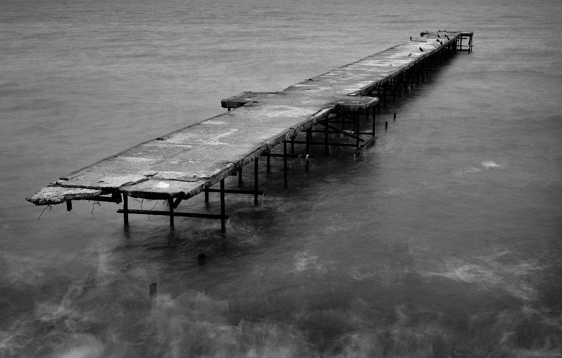 Long exposure, Pier, Seascape, Мартин Костадинов