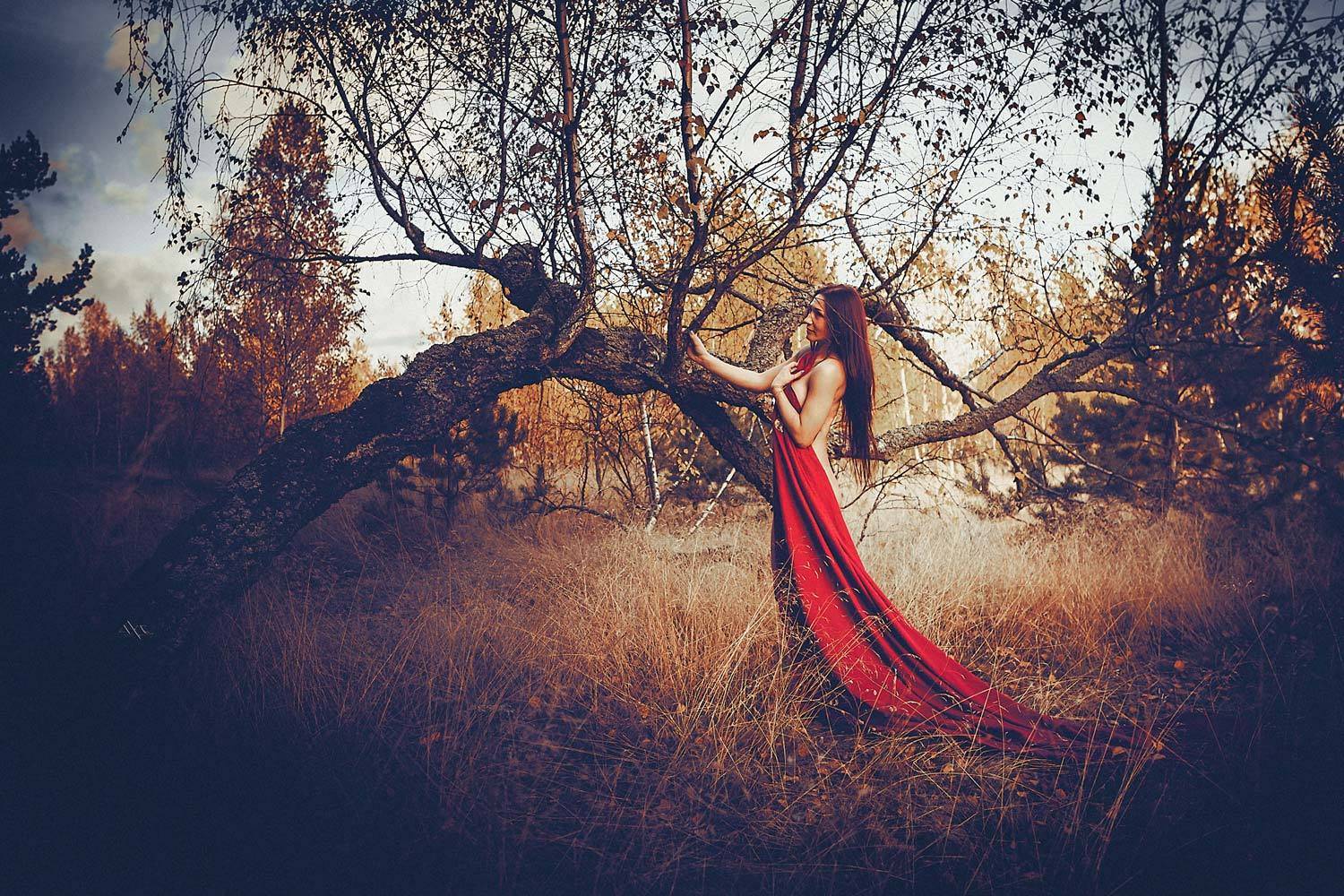 Autumn, Portrait, Toning, Woman, Руслан Болгов (Axe)