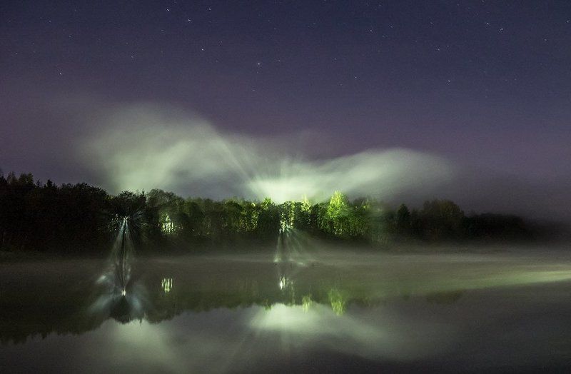 Дома за рекой... фото превью
