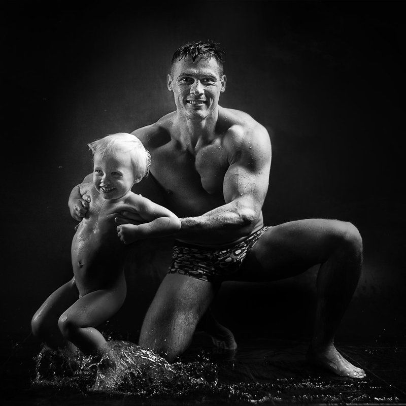 аква, фотостудия, водолазький, аквазона, фотографика, саратов, дети, мужчина папа! фото превью