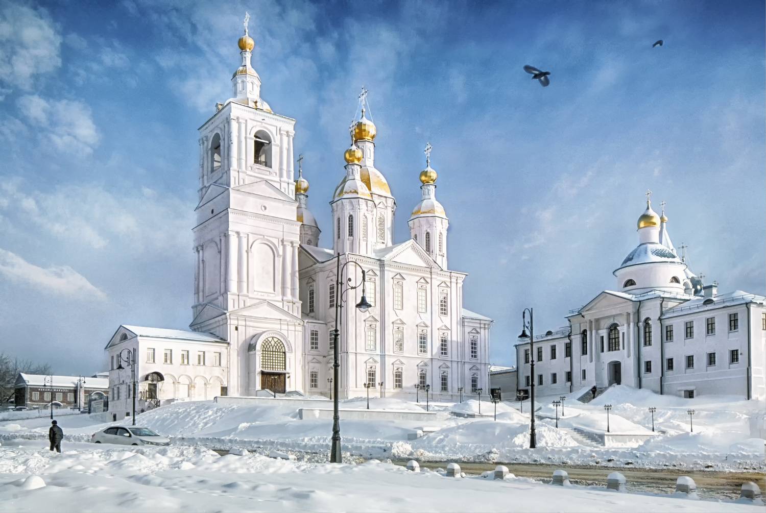 монастырь дорога птица человек, Вера Петри