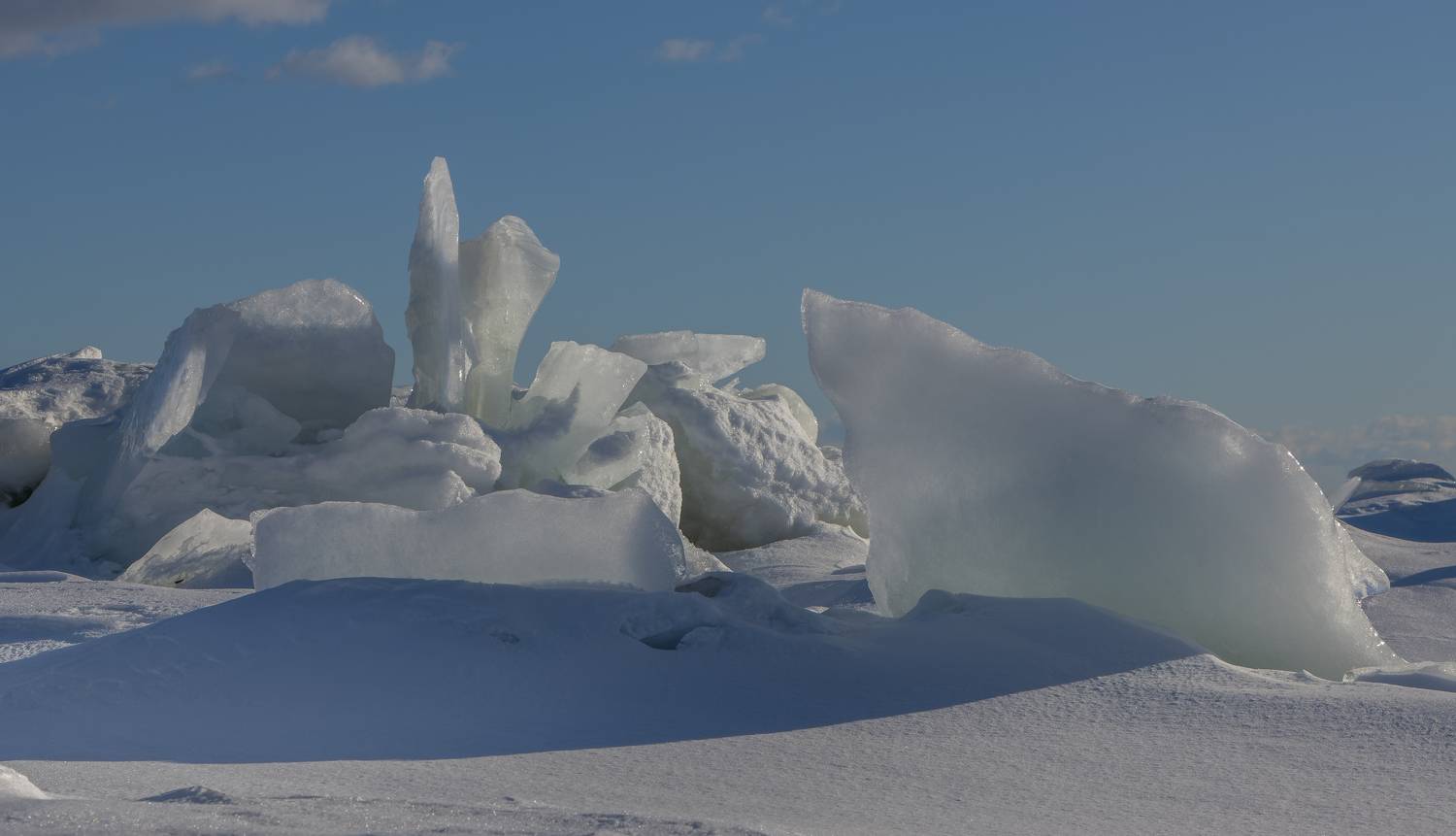 зима, снег, лед, торос, солнце, море, Светлана Холодняк