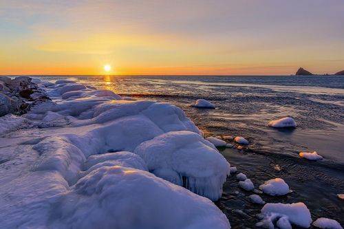 Ветреное зимнее утро