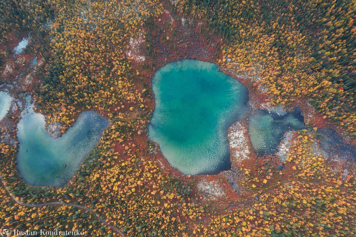 хибины, осень, кольский полуостров, горы, кольский, полигональные озера, Кондратенко Руслан