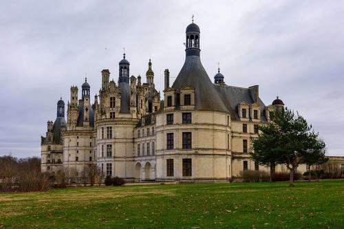 Замок Chambord, провинция Блуа, Франция